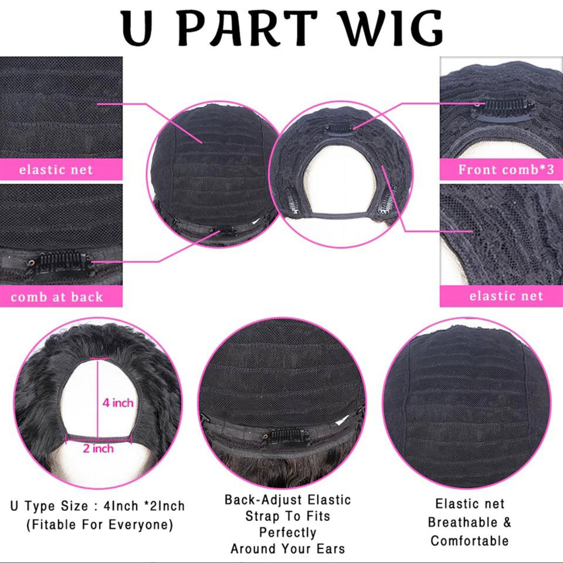 Luxury U-Part Wigs